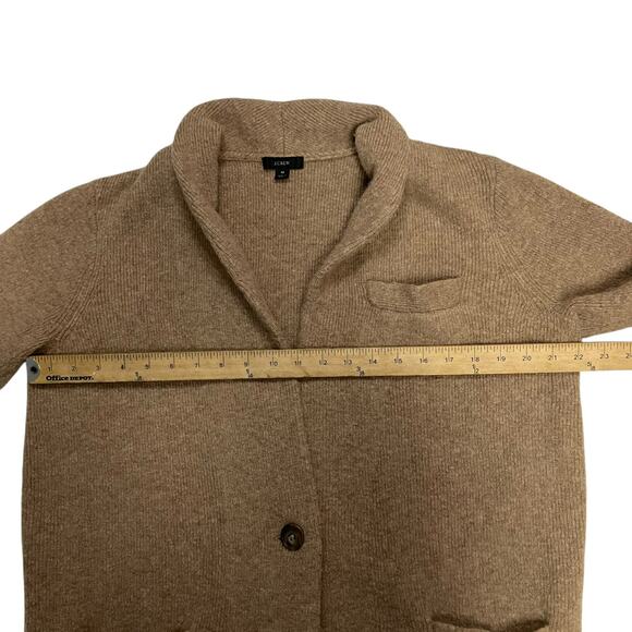 J.Crew Women's Tan Cardigan Size Medium - Picture 6 of 8